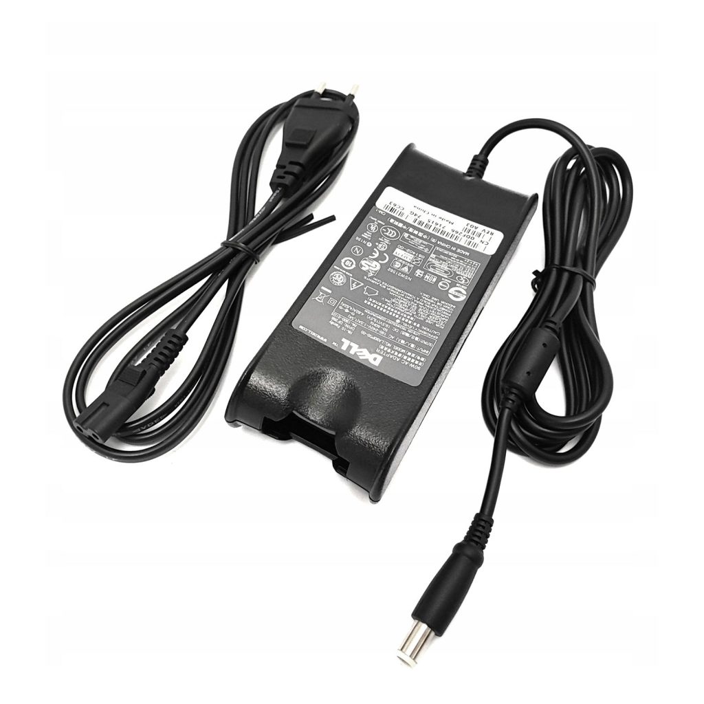 شارژر لپ تاپ DELL 90W 19.5V 4.62A فیش 7.4 در 5.0 میلی متر مدل اسلیم