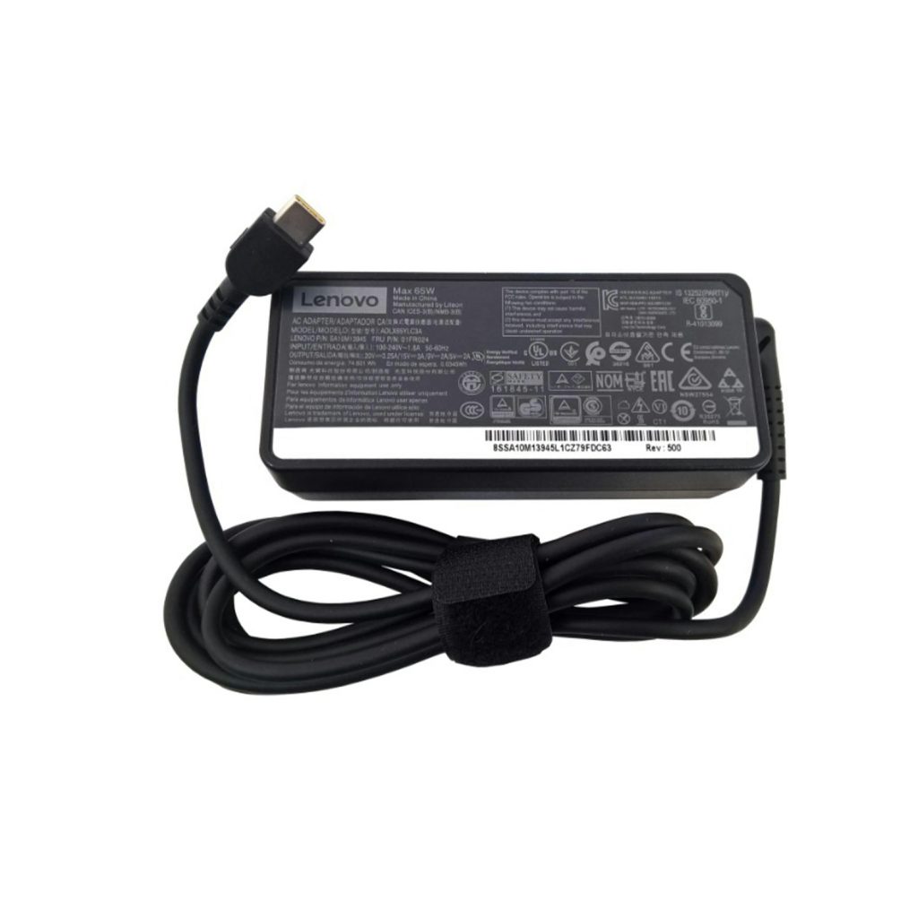 شارژر لپ تاپ Lenovo 65W 20V 3.25A فیش TYPE-C