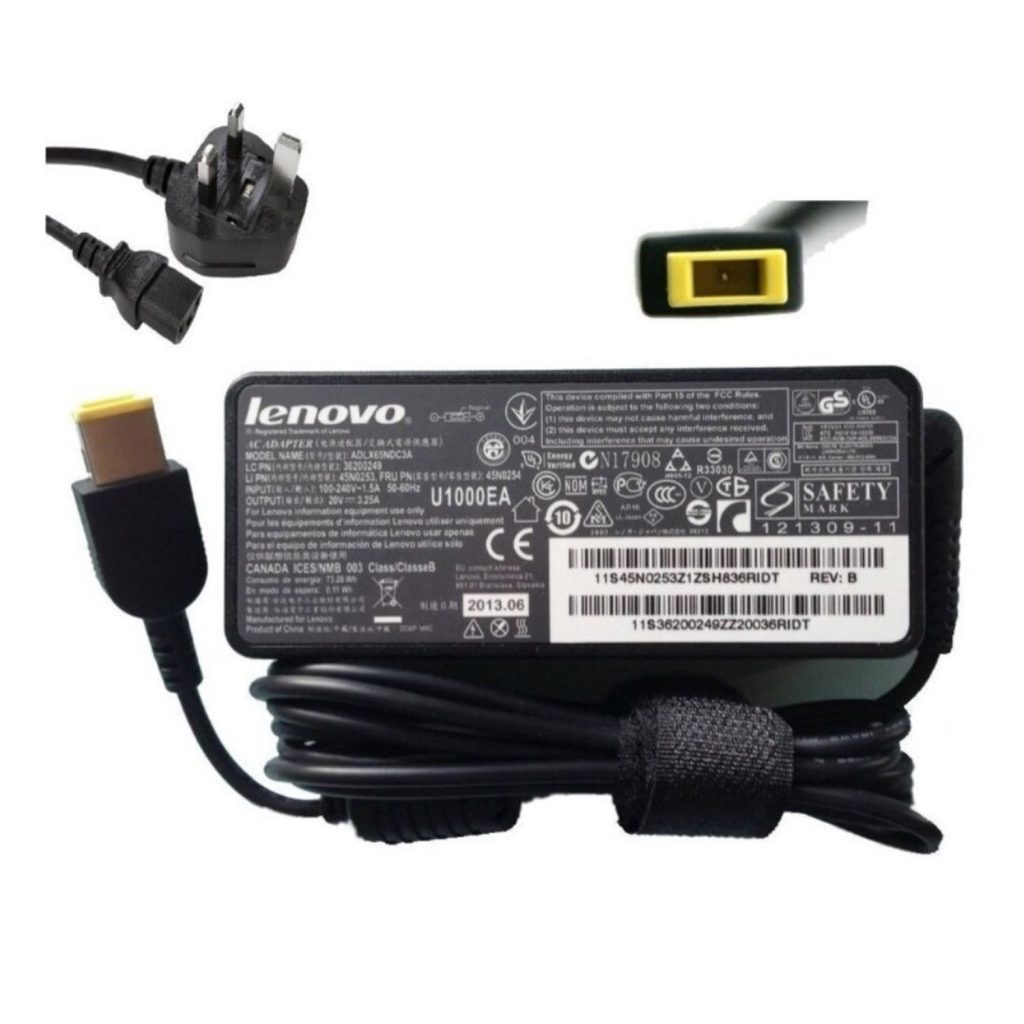 شارژر لپ تاپ لنوو LENOVO Adapter 20V 3.25A 65W USB