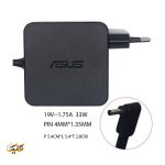 شارژر لپ تاپ ASUS 33W 19V 1.75A فیش 4.0 در 1.35 میلی‌متر
