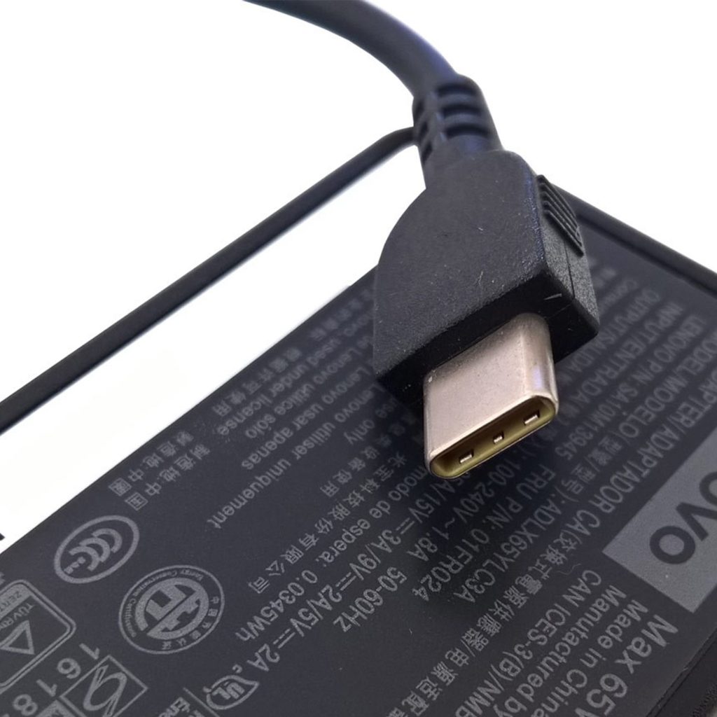 شارژر لپ تاپ Lenovo 65W 20V 3.25A فیش TYPE-C