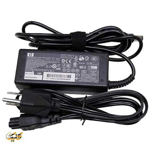 شارژر لپ تاپ HP 65W 18.5V 3.5A فیش 7.4در5.0 میلی متر Black Pin