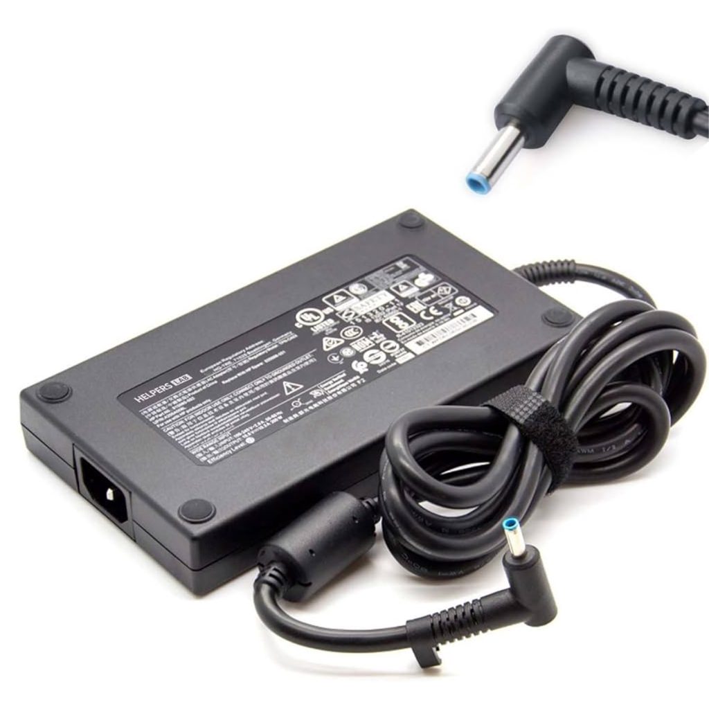 خرید شارژر لپ تاپ HP 200W 19.5V 10.3A فیش آبی رنگ 4.5x3.0 میلی متر
