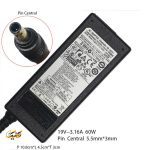شارژر لپ تاپ Samsung 60W 19V 3.16A فیش 5.5 در 3.0 میلی‌متر