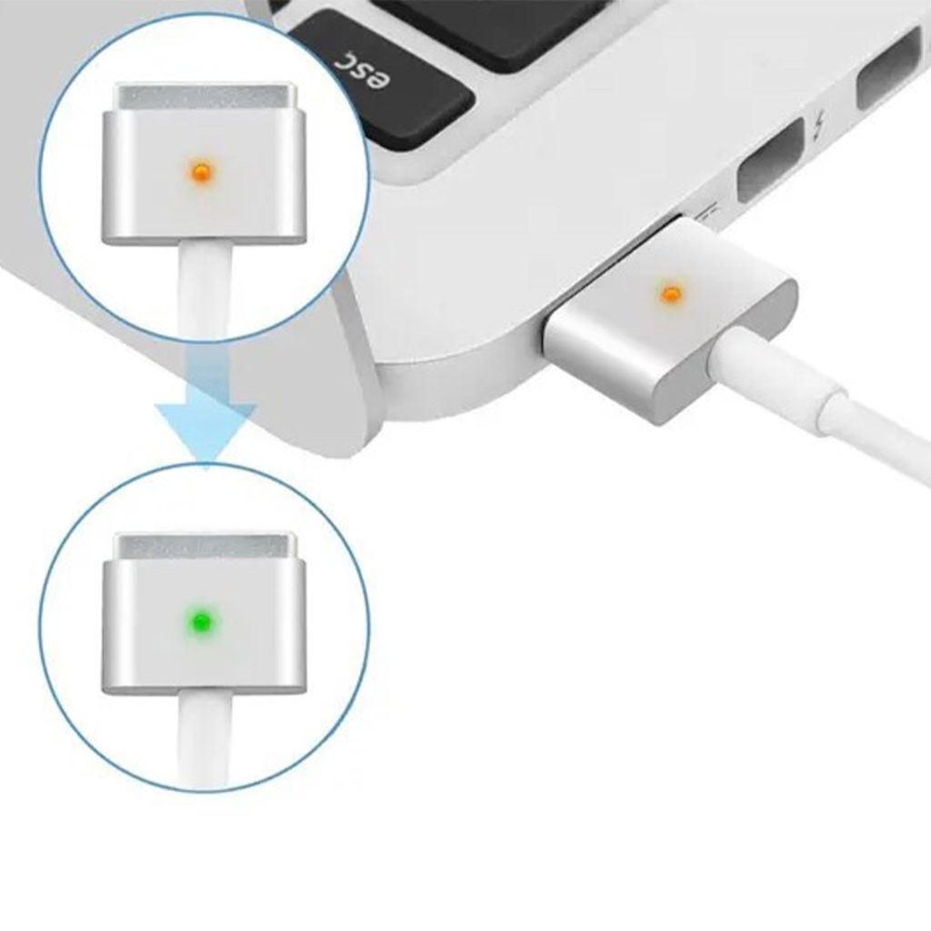 شارژر مک بوک APPLE 60W 16.5V 3.65A فیش 2 Magsafe