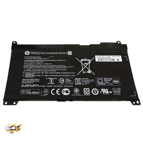 باطری لپ‌ تاپ اچ‌ پی HP BATTERY RR03XL