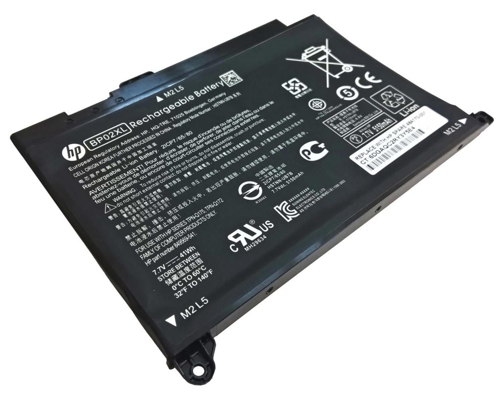 باطری لپ‌تاپ اچ پی HP BP02XL