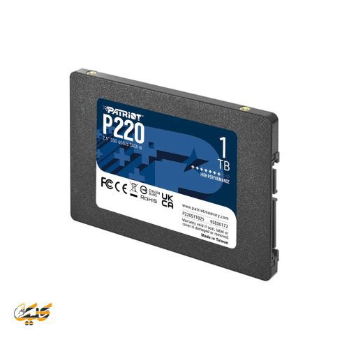 اس اس دی اینترنال پتریوت مدل P220 ظرفیت 1 ترابایت SSD Patriot Internal SATA P220 1TB