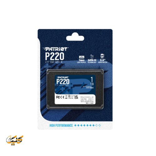 اس اس دی اینترنال پتریوت مدل P220 ظرفیت 1 ترابایت SSD Patriot Internal SATA P220 1TB