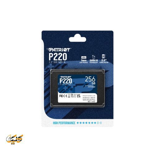 اس اس دی اینترنال پتریوت مدل P220 ظرفیت 256 گیگابایت Patriot SSD P220 256GB