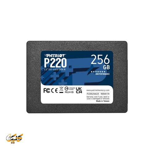 اس اس دی اینترنال پتریوت مدل P220 ظرفیت 256 گیگابایت Patriot SSD P220 256GB