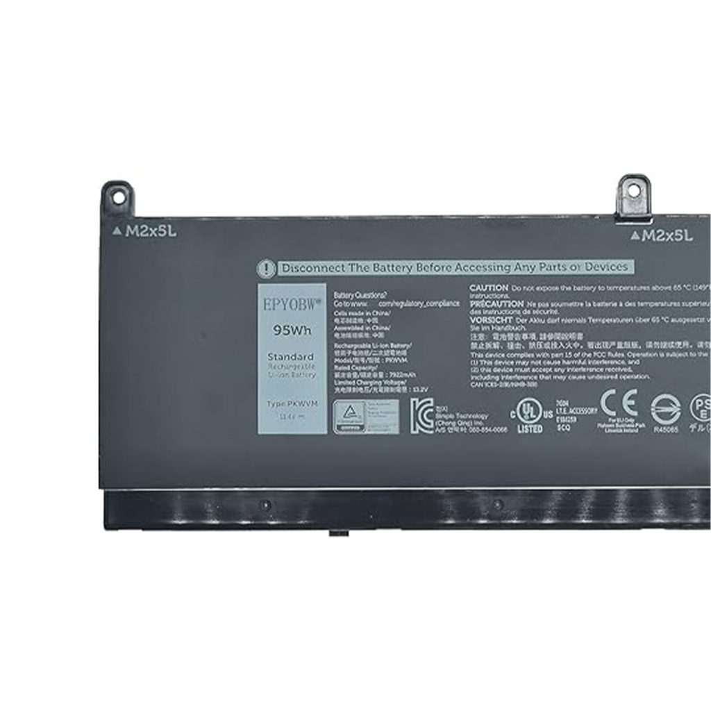 باطری لپ‌ تاپ دل Dell Precision PKWVM 7550 7560