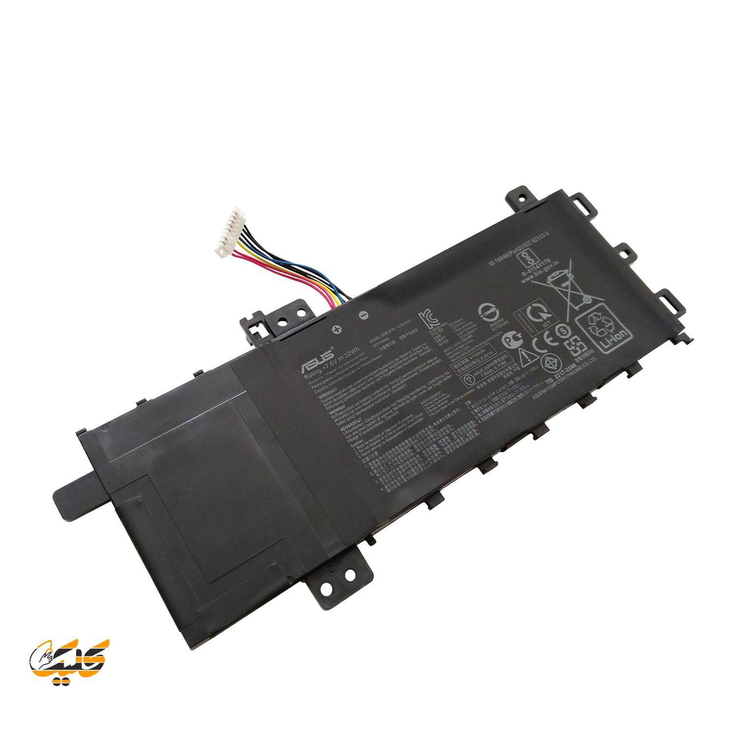 00039330 باطری لپ تاپ ايسوس ASUS BATTERY C21N1818-1