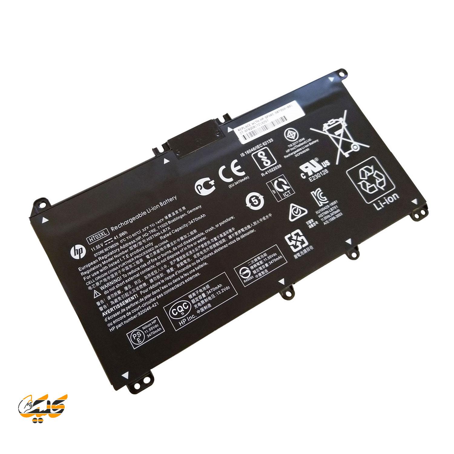 00099000 باطری لپ تاپ اچ پی HP BATTERY Pavilion 15DA HT03XL