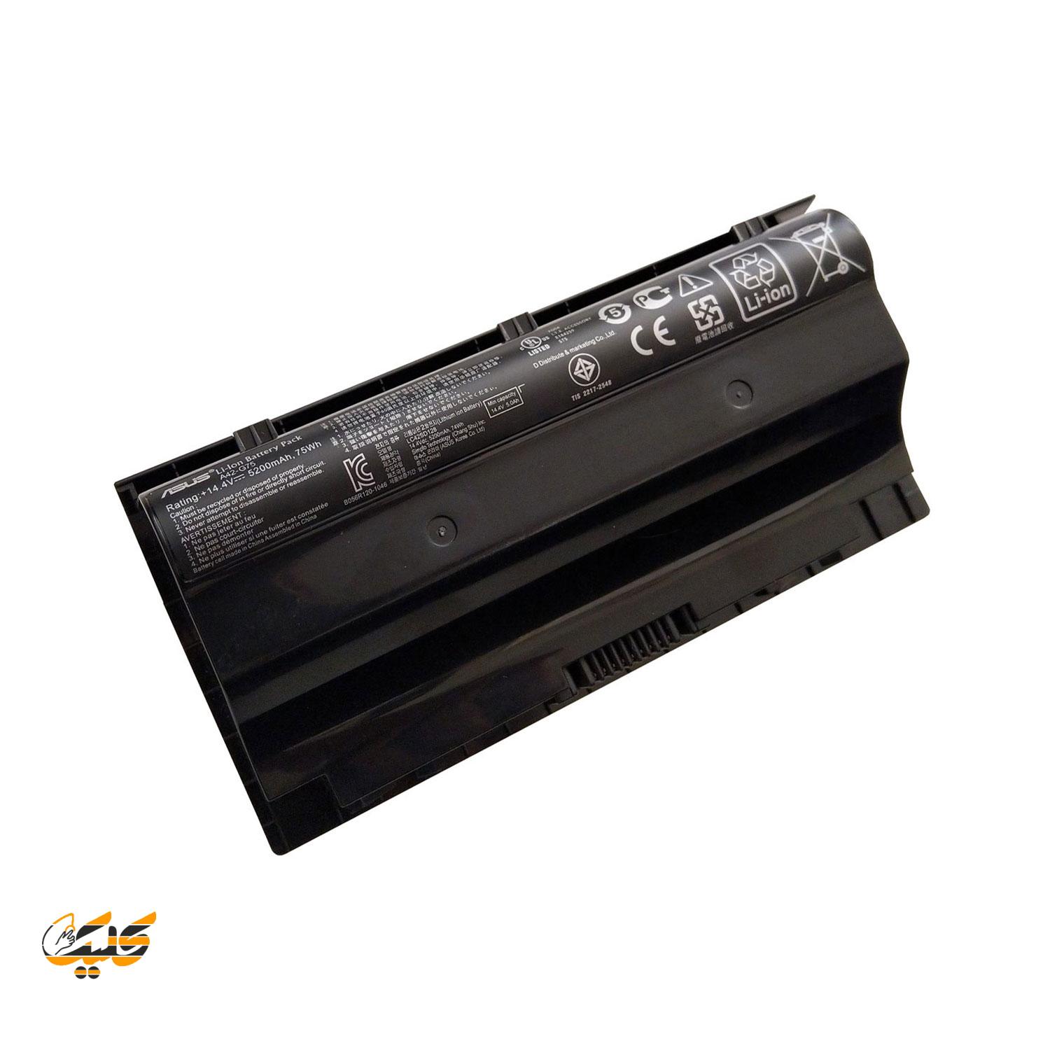 11121111 باطری لپتاپ ایسوس ASUS BATTERY G75