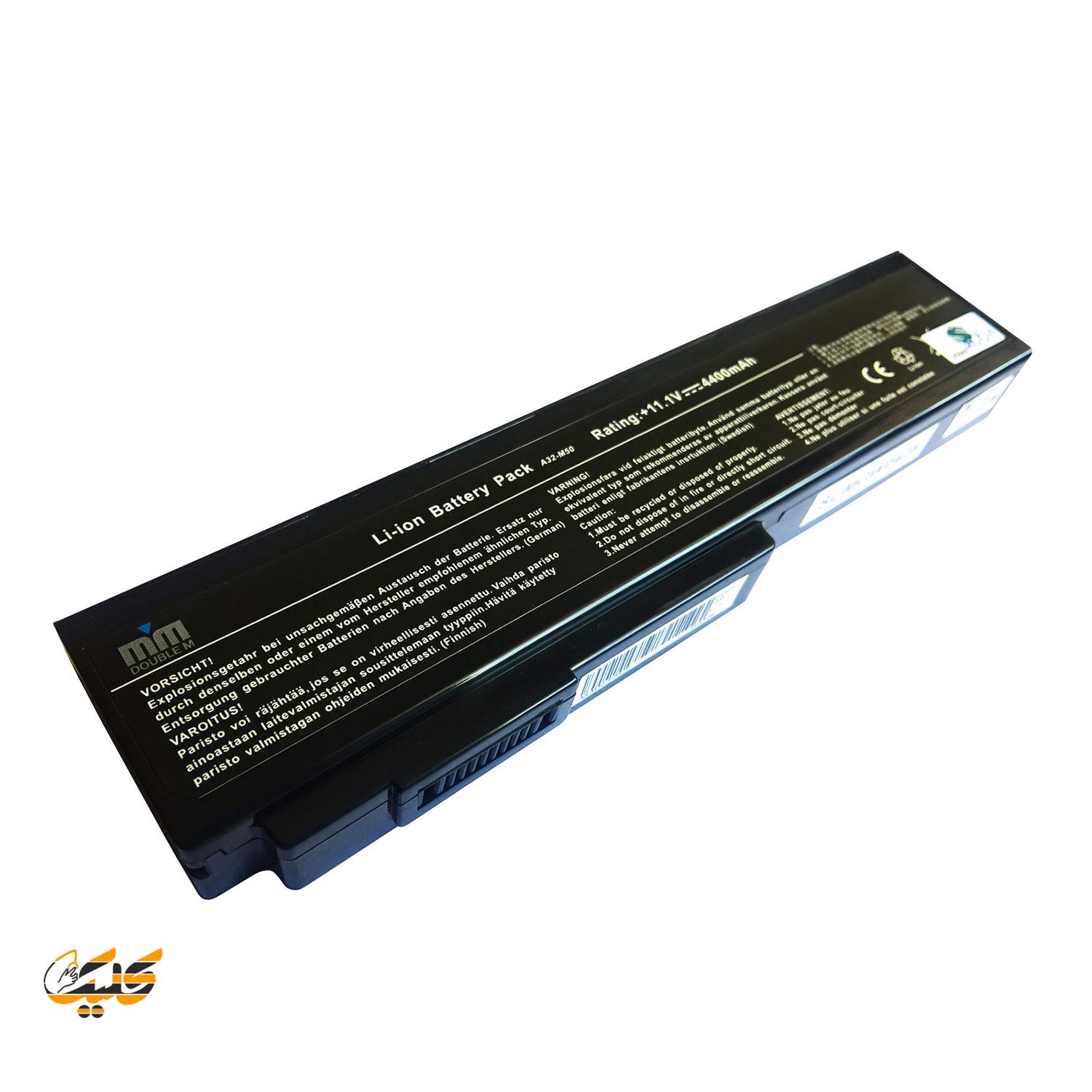 1121331 باطری لپتاپ ایسوس Asus N61 / N53 / M50 / N43