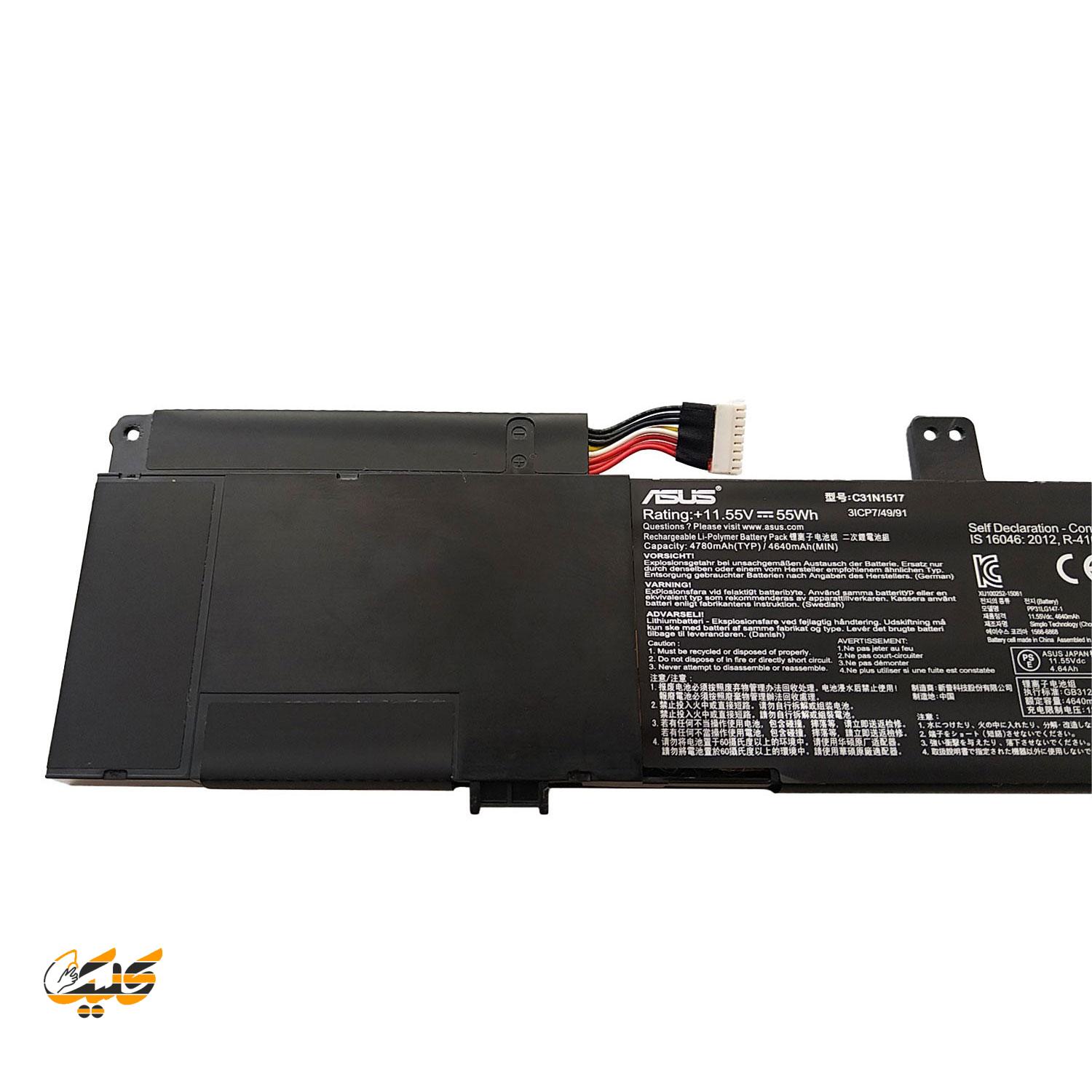 99391 باطری لپتاپ ایسوس Battery Asus C31N1517 Q304 Q301 TP301