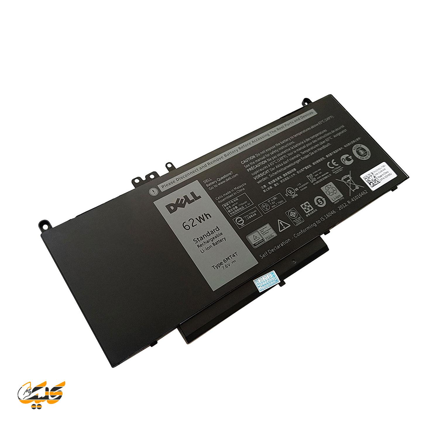 99502 باطری لپتاپ دل Dell Latitude E5470 / E5270 / E5570 6MT4T / RRCGW 62Wh