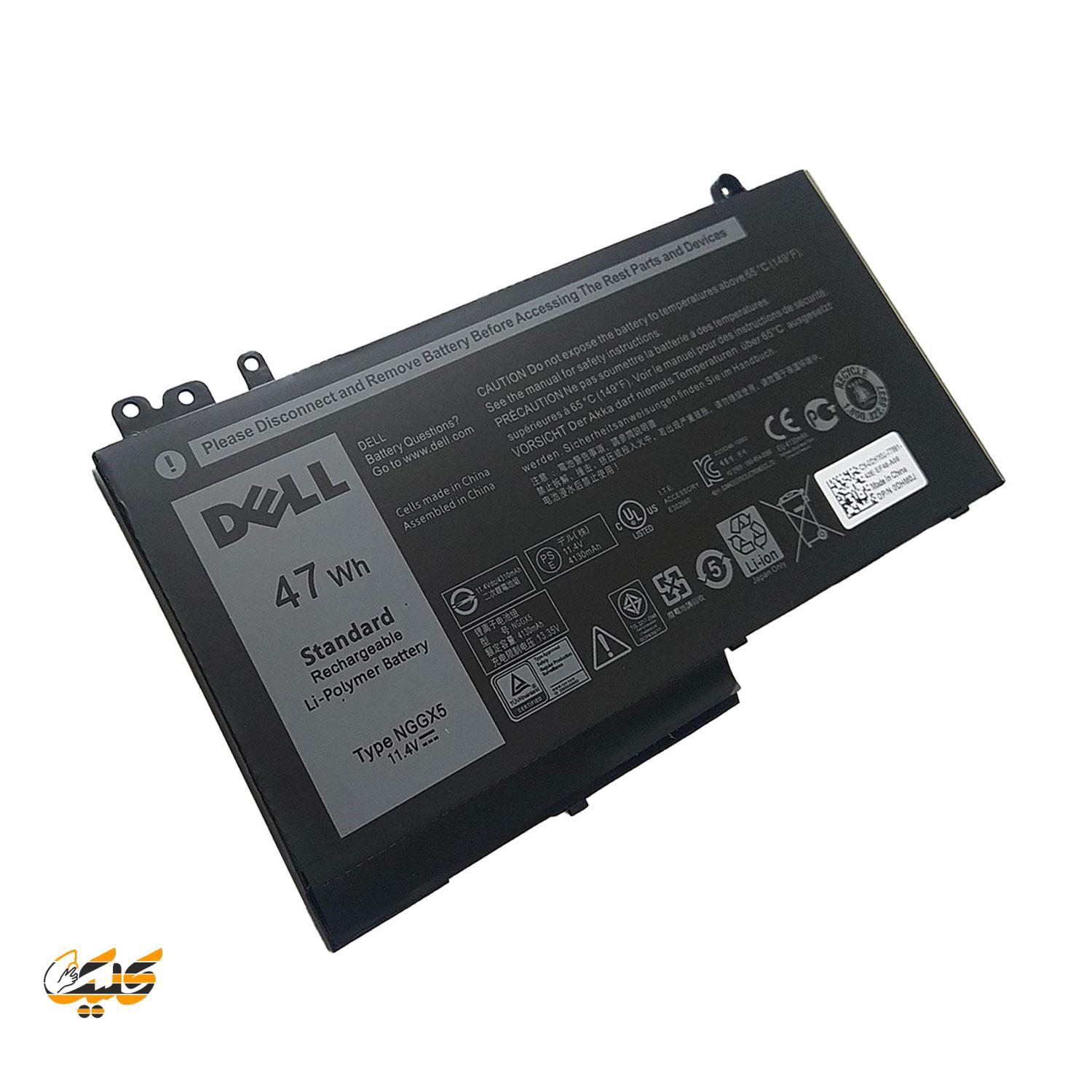 0090291 باطری لپتاپ دل Dell Latitude E5250 E5570 مدل NGGX5