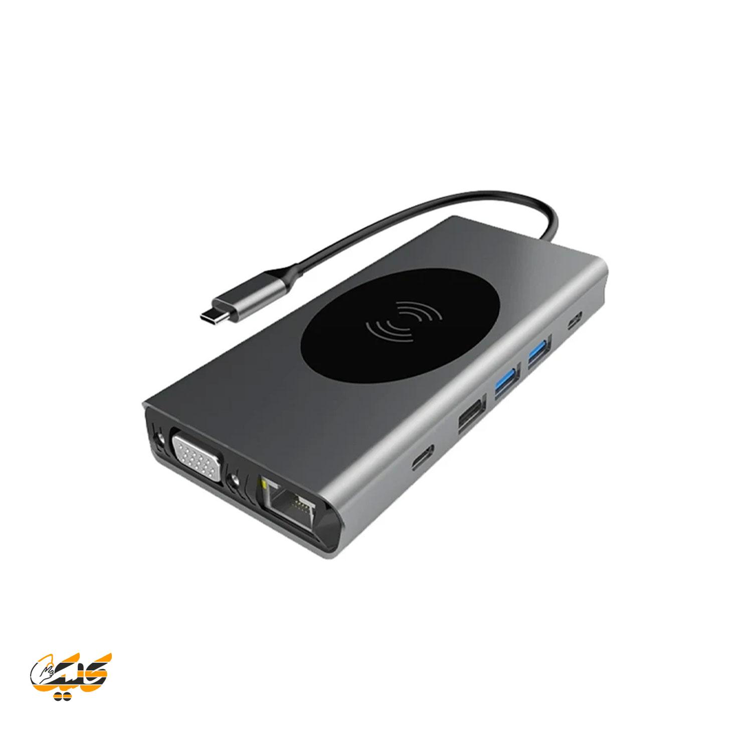 00033333 هاب USB-C سیزده کاره EXPO مدل BX13V (13 in 1 Type-C Hub)